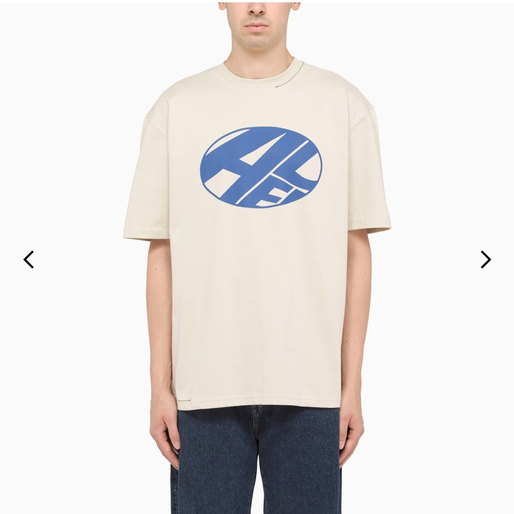 Ader error beige distort t-shirt